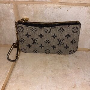 Louis Vuitton Monogram Pochette Cles Wallet Coin Purse